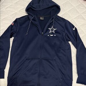 Nike Navy Hooded Performance Jacket with Star Logo